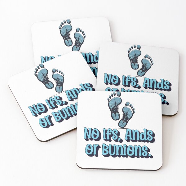 Item preview, No Ifs, Ands, or Bunions – Funny Podiatrist Foot Pun Design designed and sold by The Sticker Cove.