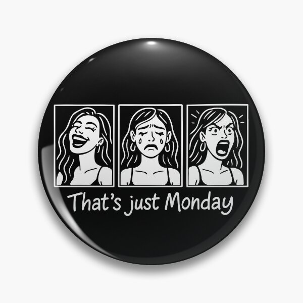 Item preview, Funny Monday Mood Comic for Women designed and sold by SnappyPNG.