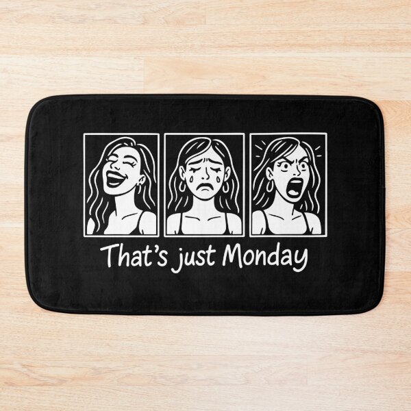 Item preview, Funny Monday Mood Comic for Women designed and sold by SnappyPNG.