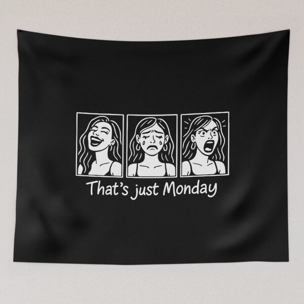 Item preview, Funny Monday Mood Comic for Women designed and sold by SnappyPNG.