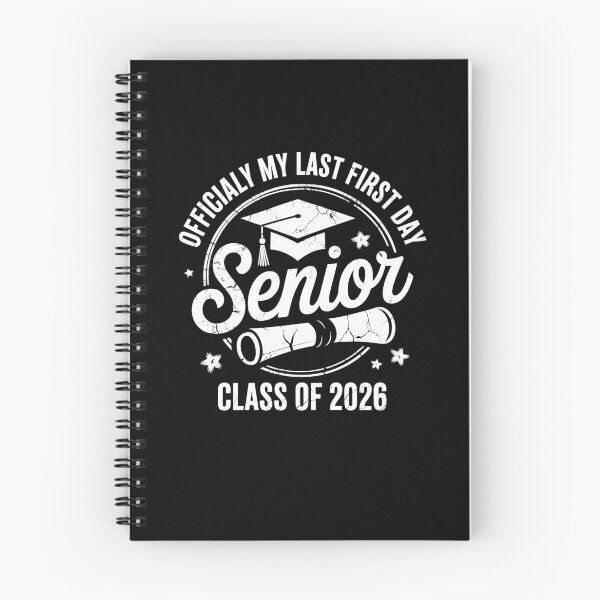 Item preview, Officially My Last First Day Senior Class of 2026 Graduation Bold Vintage Chalk Style Design designed and sold by EidosEmporiium.