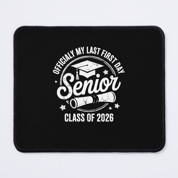 Item preview, Officially My Last First Day Senior Class of 2026 Graduation Bold Vintage Chalk Style Design designed and sold by EidosEmporiium.