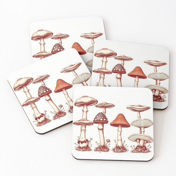 Item preview, Mushroom Atlas – Forest Mushrooms of the Temperate Zones designed and sold by Zazeyy.