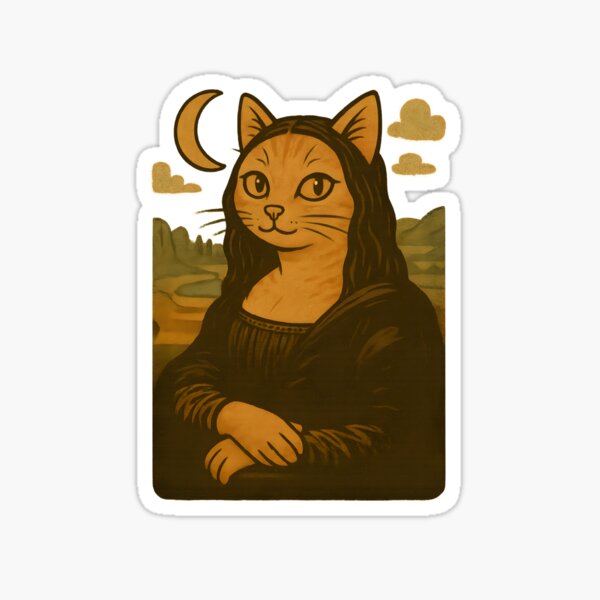 Artikel-Vorschau von Mona Cat – Das perfekte Lächeln, designt und verkauft von DanielULaN Artworks.