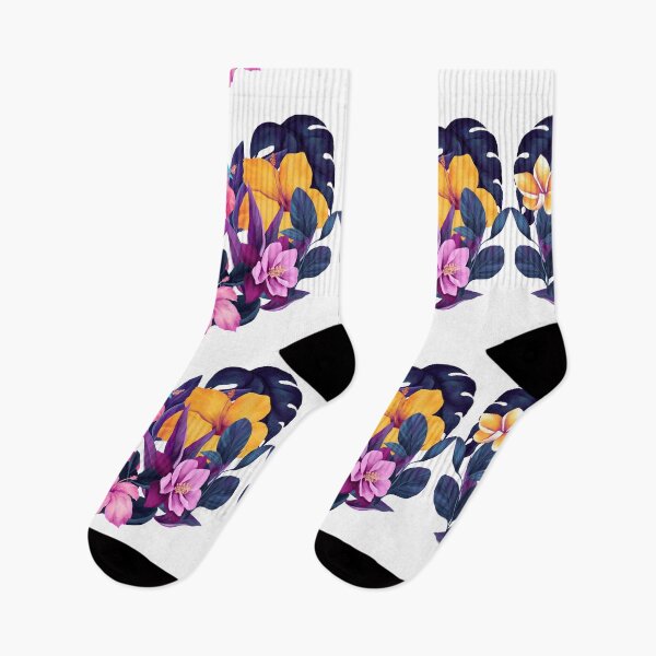 Item preview, Tropical Floral Heart – Vibrant Botanical Art for Nature Lovers designed and sold by Krasnovaovaova.