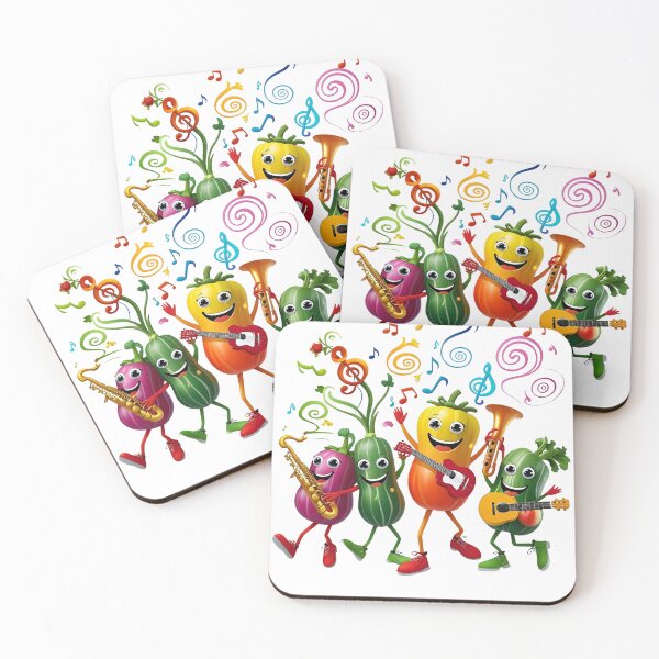 Item preview, Frutas y verduras danzantes – El equipo musical designed and sold by RAKO13.