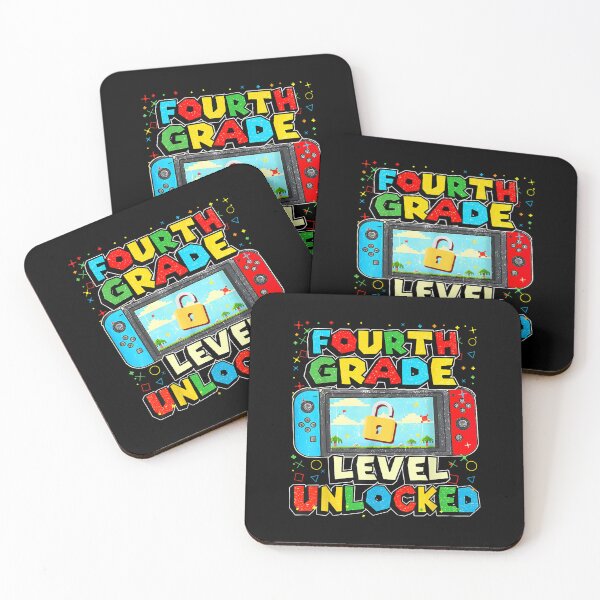 Item preview,  4th Grade Level Unlocked First Day Of School Gift For Boys Kids Gamer designed and sold by BASKF.