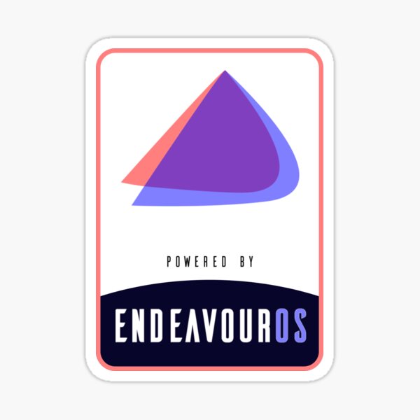 Item preview, Powered By EndeavourOS designed and sold by EndeavourOS Swag.