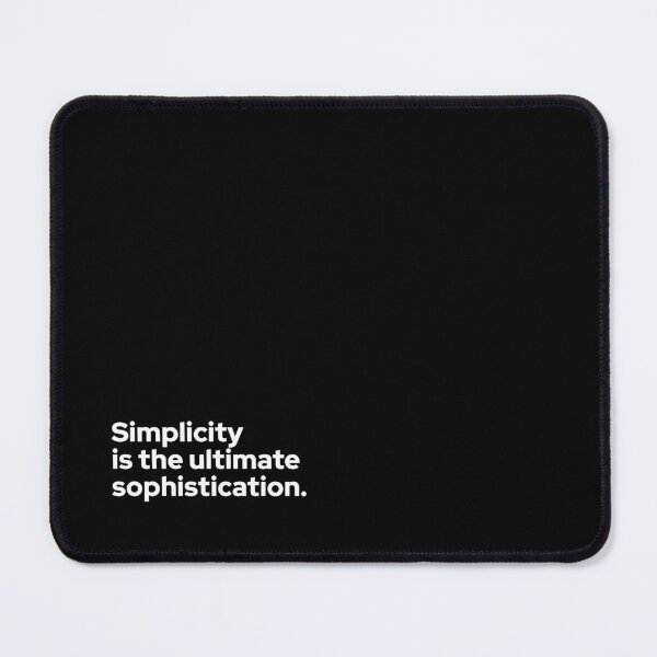 Item preview, Simplicity Is the Ultimate Sophistication – Minimalist Quote T-Shirt designed and sold by Betterbooster.