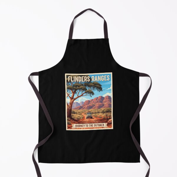 Item preview, Flinders Ranges: A Retro-Style Outback Adventure Poste designed and sold by Digital Dreams Arts.