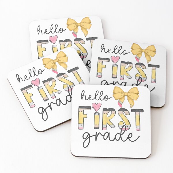 Item preview, Hello First Grade, Back To School First Day of School Teachers Student Boys Girls Kids designed and sold by BASKF.