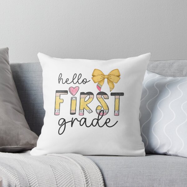 Item preview, Hello First Grade, Back To School First Day of School Teachers Student Boys Girls Kids designed and sold by BASKF.