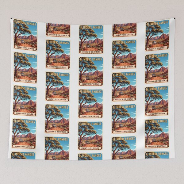 Item preview, Flinders Ranges: A Vintage South Australia Print designed and sold by Digital Dreams Arts.