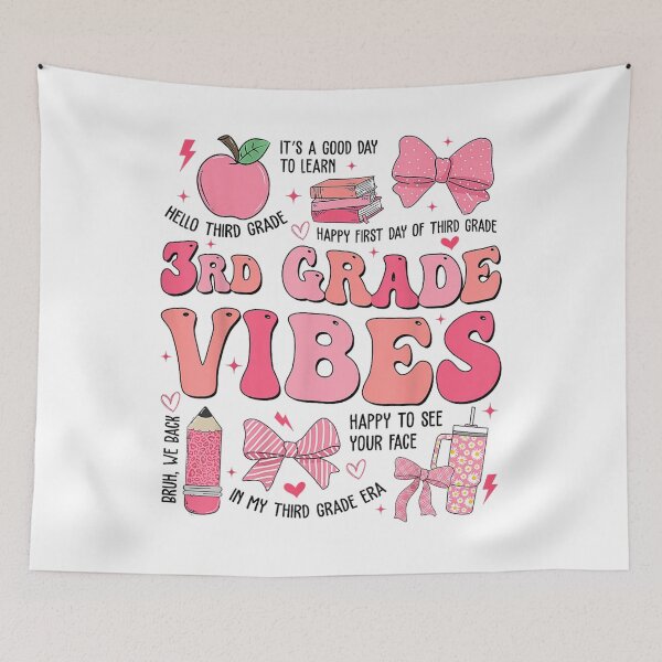 Item preview, Third Grade Vibes - 3rd Grade Team Retro 1st Day of School  designed and sold by BASKF.
