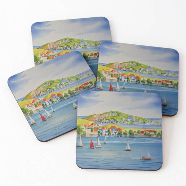 Item preview, sailing at Bantham(watercolour + AI) designed and sold by artsmeow.