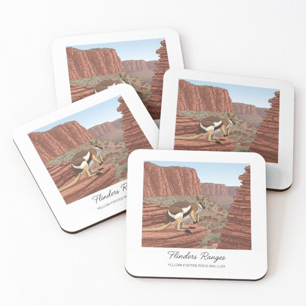 Item preview, The Elusive Rock-Wallaby: A Flinders Ranges Nature Illustration designed and sold by Digital Dreams Arts.