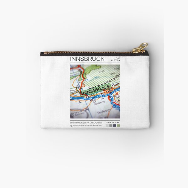 Item preview, Innsbruck - Austria - Map designed and sold by StudioRedKoala.