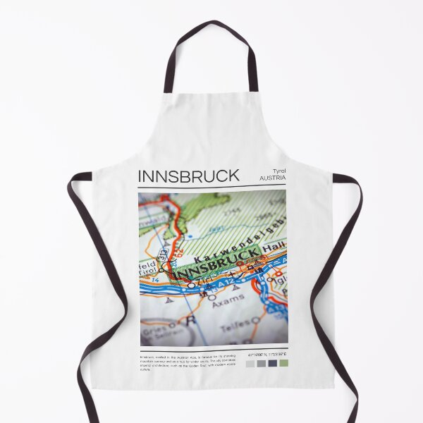 Item preview, Innsbruck - Austria - Map designed and sold by StudioRedKoala.