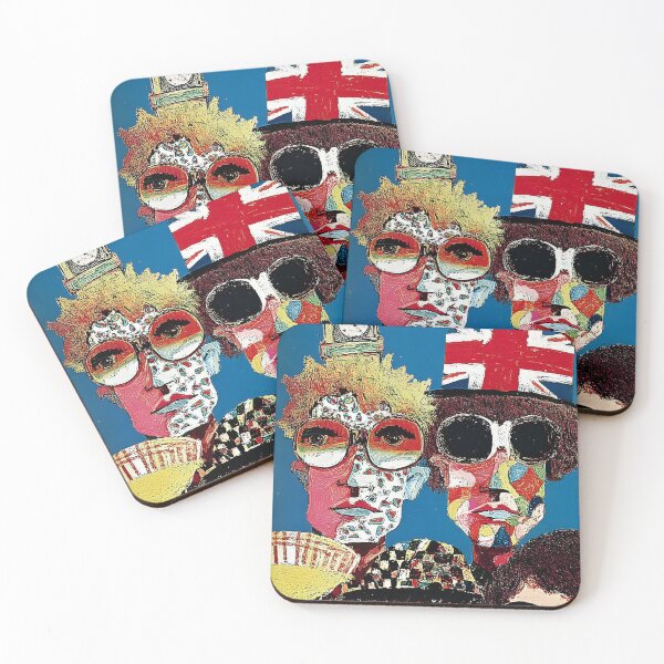 Item preview, Celebrate London Cool- Swinging Sixties Icons in Bold Style and Retro Flair Abstract Digital AI Pop Art designed and sold by OlfactoART Studio.