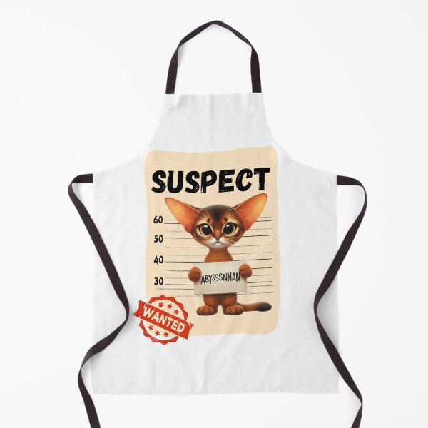 Aperçu de l'œuvre Chat suspect recherché créée et vendue par Golden_Glory_Design.
