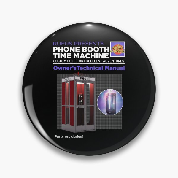 Item preview, Bill and Ted's Phone Booth Time Machine Manual Excellent Adventure designed and sold by Bevatron.