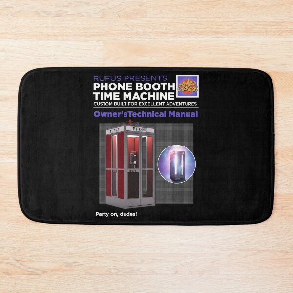 Item preview, Bill and Ted's Phone Booth Time Machine Manual Excellent Adventure designed and sold by Bevatron.
