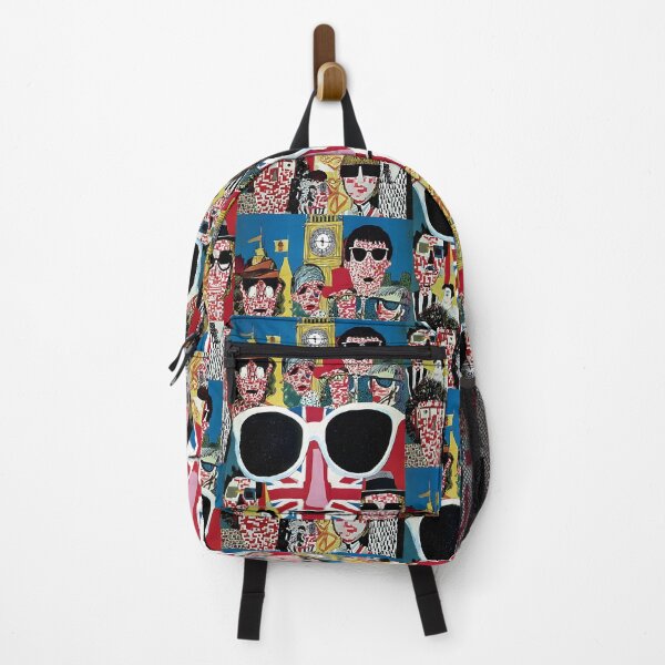 Item preview, Faces of Britannia- Abstract Portraits and Iconic Symbols Collide Beneath the Union Jack designed and sold by OlfactoART Studio.