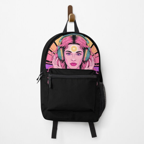 Item preview, DJ Retro Goddess - Synthwave Chakra designed and sold by VibrArtco.