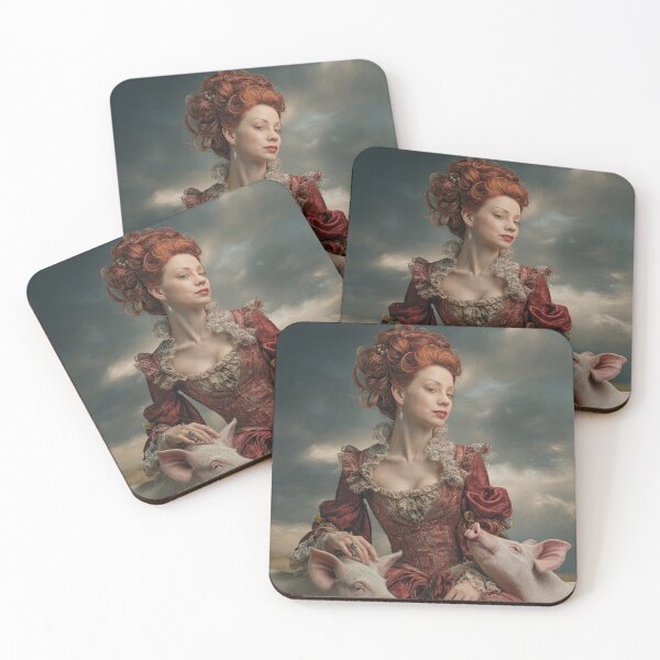 Item preview, Baroque Redhead with Pigs designed and sold by Shannon Hilson.