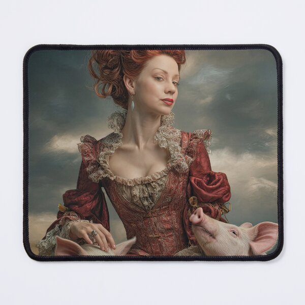 Item preview, Baroque Redhead with Pigs designed and sold by Shannon Hilson.