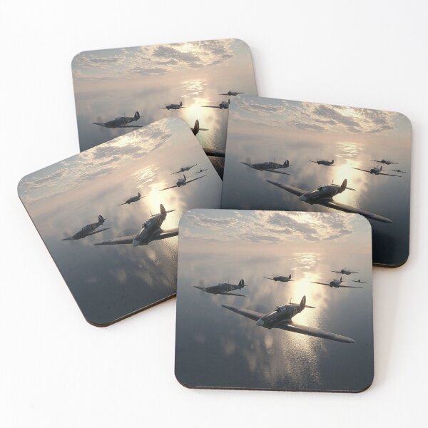 Item preview, WWII Hurricanes Shadows on the Sea designed and sold by Skyframe Aviation.