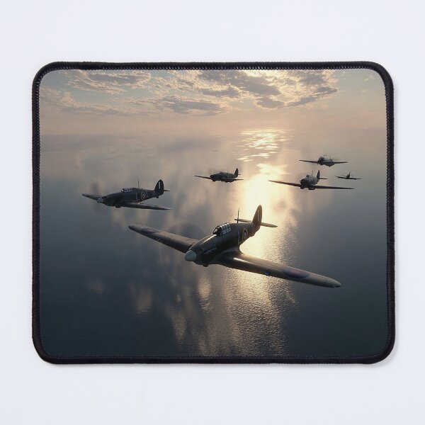 Item preview, WWII Hurricanes Shadows on the Sea designed and sold by Skyframe Aviation.