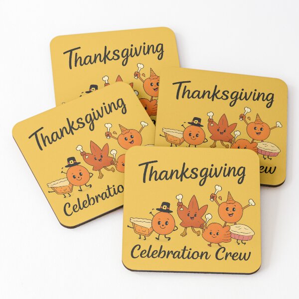 Item preview, Thanksgiving Celebration Crew - Dancing Food Tee designed and sold by Uglyandcute.
