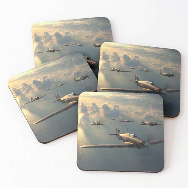 Item preview, Battle of Britain Icons Formation at Dusk designed and sold by Skyframe Aviation.