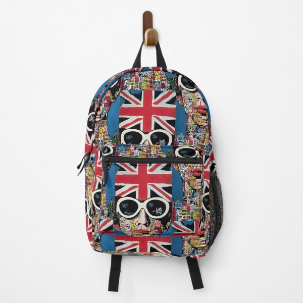 Item preview, Union Jack Dreams- A Portrait Becomes a Cultural Collage of British Icons and Pop Art Power designed and sold by OlfactoART Studio.