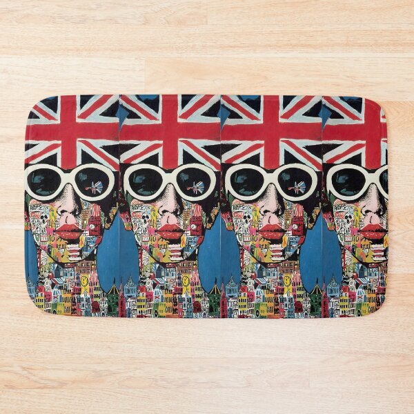 Item preview, Union Jack Dreams- A Portrait Becomes a Cultural Collage of British Icons and Pop Art Power designed and sold by OlfactoART Studio.