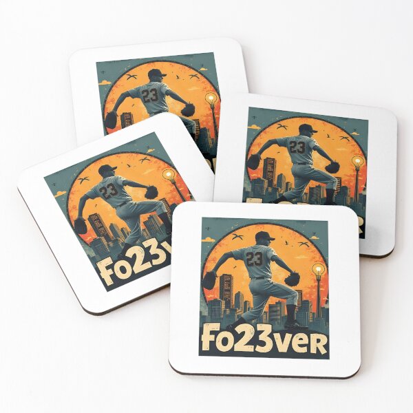 Item preview, Ryne Sandberg Fo23ver Baseball Poster – Sunset City Tribute to #23 designed and sold by KoalaCrafted.