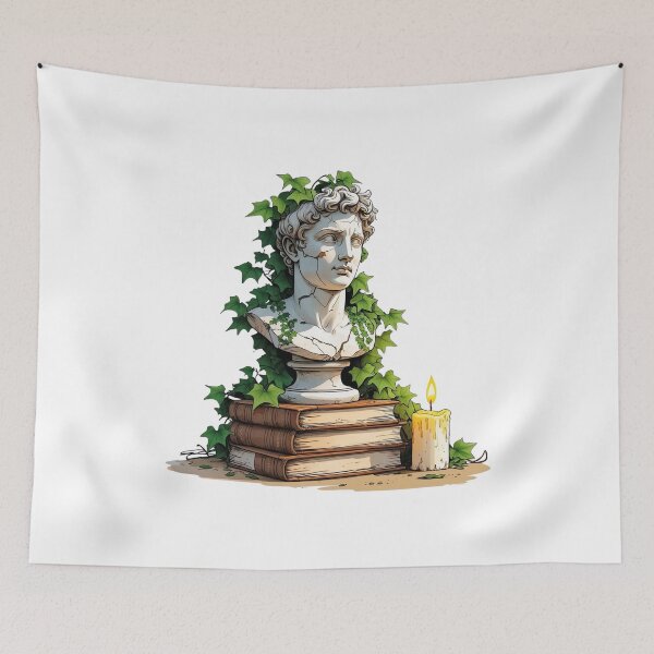 Item preview, Dark Academia Marble Bust designed and sold by CozyinTime.