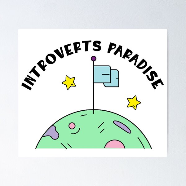 Artikel-Vorschau von Paradies für Introvertierte, designt und verkauft von lilbirddesigns.