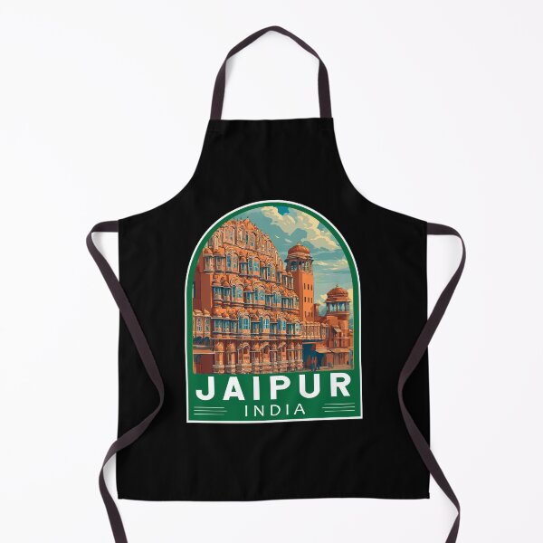 Item preview, Jaipur India Travel Art Emblem designed and sold by KrisSidDesigns.