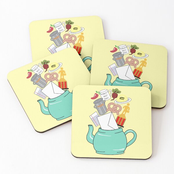 Item preview, Pam's Teapot Office Art designed and sold by lilbirddesigns.
