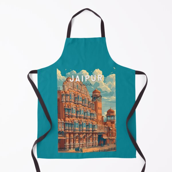 Item preview, Jaipur India Illustration Travel Art Vintage designed and sold by KrisSidDesigns.