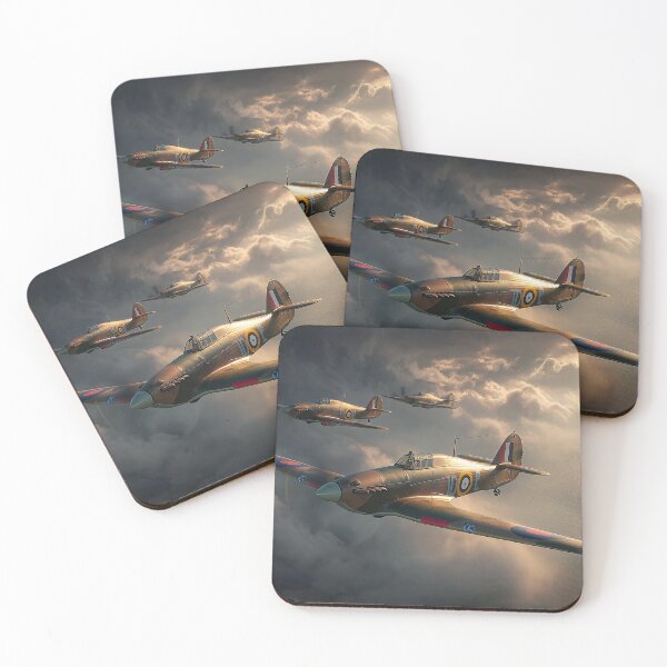 Item preview, Squadron of Hurricanes Flight of Honour designed and sold by Skyframe Aviation.