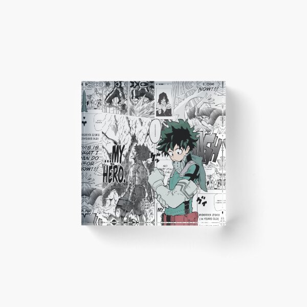 Hero Academy- Izuku Acrylic Block