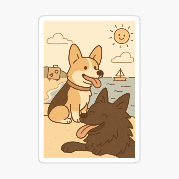 Item preview, Doggy Vacation designed and sold by FlyAlinaaa.