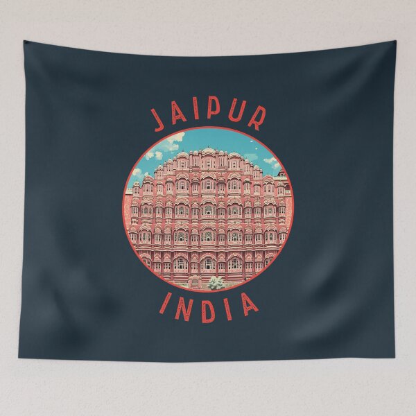Item preview, Jaipur India Retro Distressed Circle designed and sold by KrisSidDesigns.