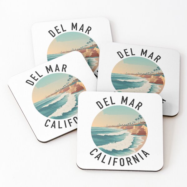 Item preview, Del Mar - California (with Black Lettering) designed and sold by VelvetRoom.