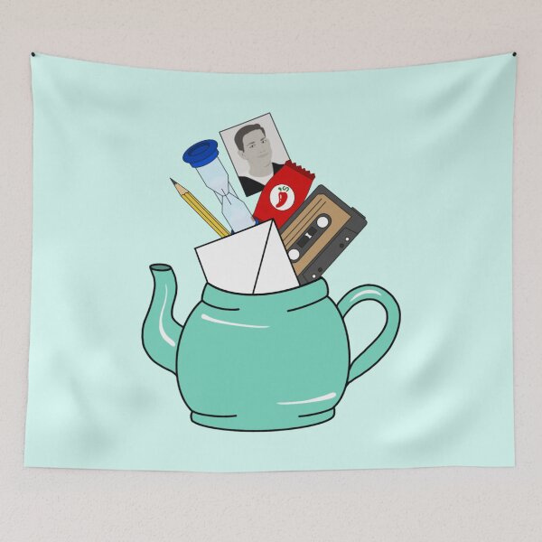 Item preview, Pams Secret Santa Teapot designed and sold by lilbirddesigns.