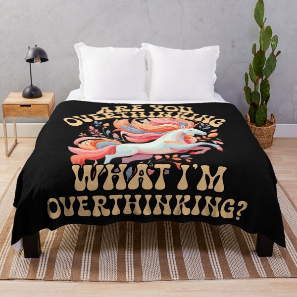 Item preview, Overthinking Unicorn Power designed and sold by Belarte.shop.