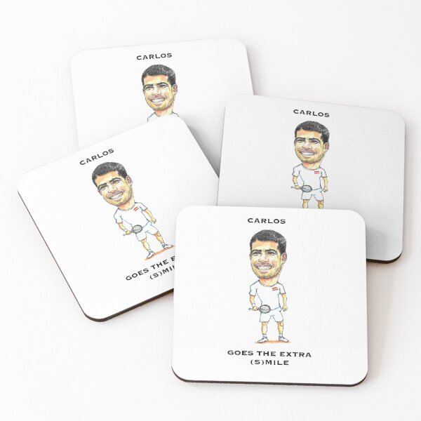 Item preview, Carlos Alcaraz caricature designed and sold by dizzycatbiz.